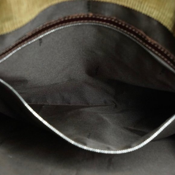 PREOWNED Fendi Tote Bag in Beige Corduroy - Picture 5 of 16